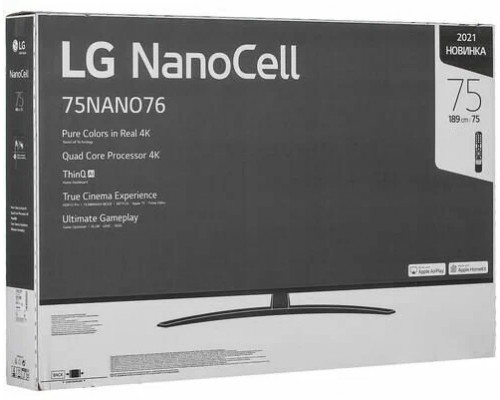 Телевизор LG 75NANO766PA.ARU