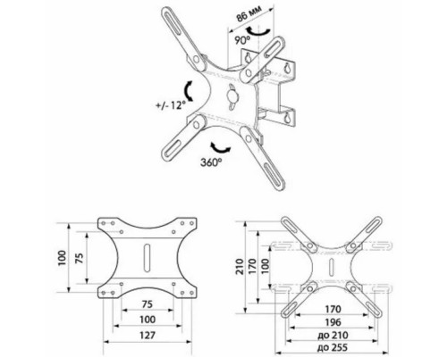 Кронштейн Trone LPS 40-11