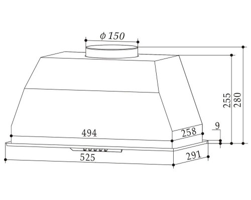 Вытяжка il Monte KH-BIN 6004 WH