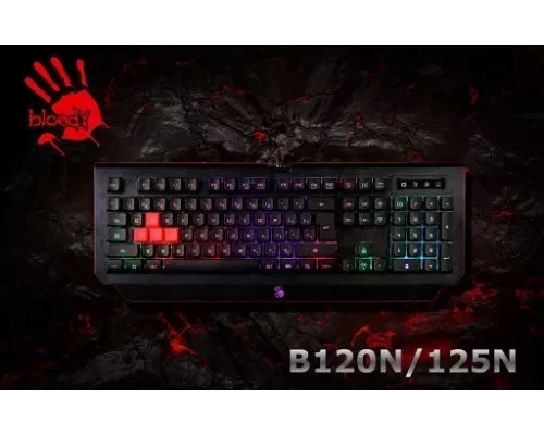 Клавиатура A4Tech Bloody B125N черный