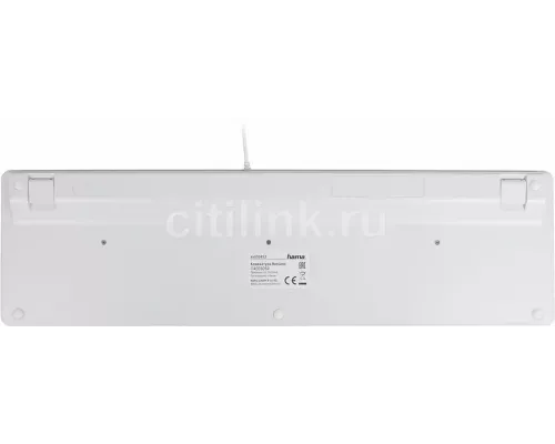 Клавиатура Hama Rossano белый