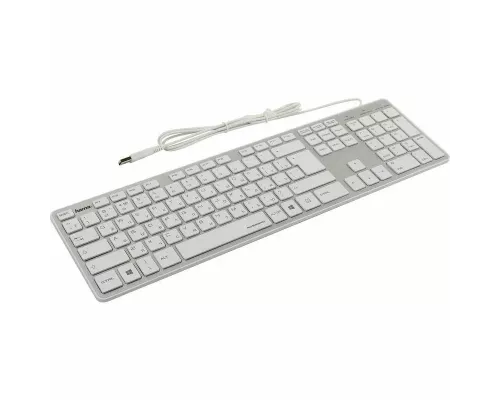 Клавиатура Hama Rossano белый