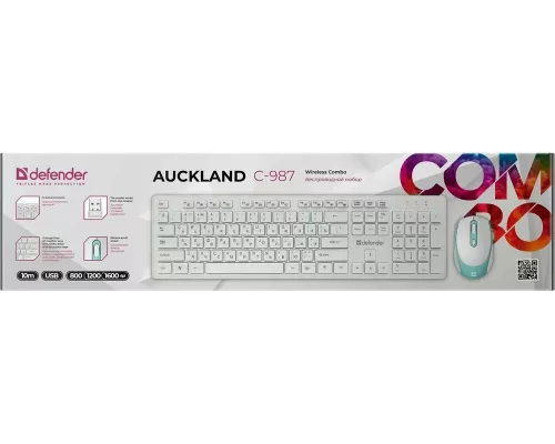 Клавиатура + мышь Defender AUCKLAND C-987