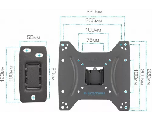 Кронштейн Kromax OPTIMA-403 BLACK