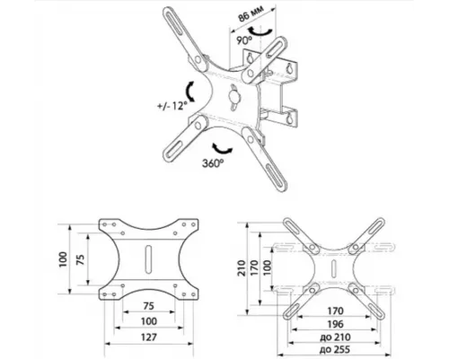 Кронштейн Trone LPS 40-11