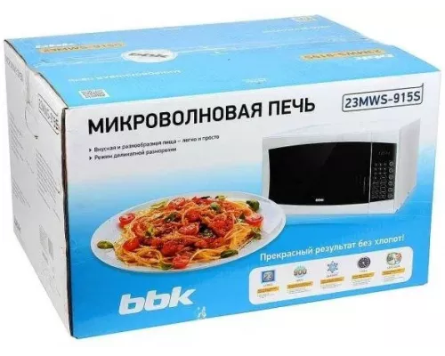 Микроволновая печь BBK 23MWS-915S/W белый