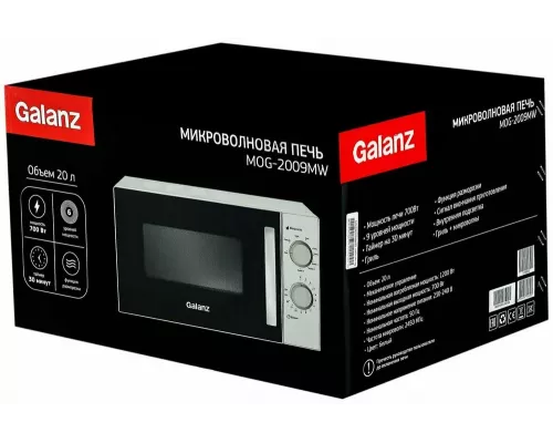 Микроволновая печь Galanz MOG-2009MW белый