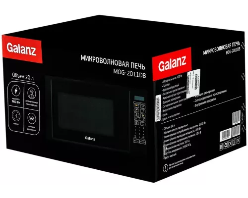 Микроволновая печь Galanz MOG-2011DB черный