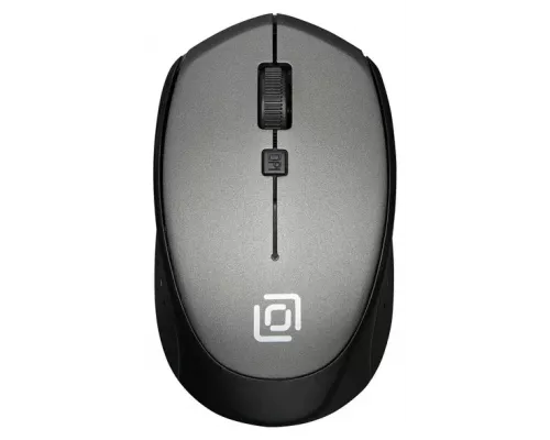 Мышь OKLICK 488MW серый/черный