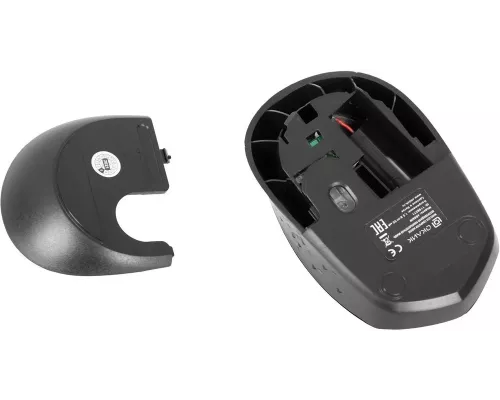 Мышь OKLICK 488MW серый/черный