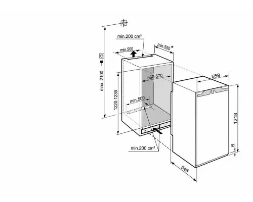Встраиваемый холодильник Liebherr IRBd 4151-20 001