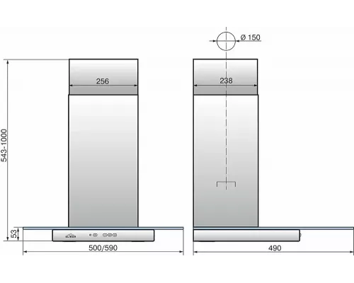 Вытяжка ELIKOR Кристалл 60H-430-КЗД