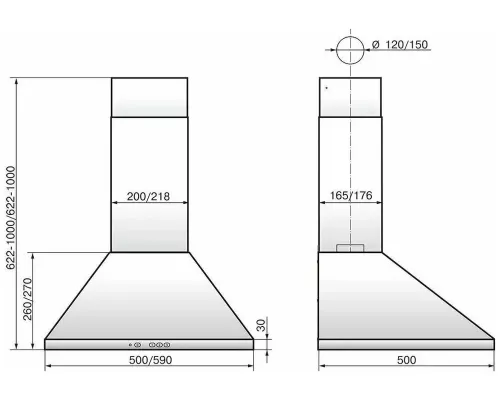 Вытяжка ELIKOR ВЕНТА 50П-430-КЗД