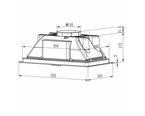 Вытяжка EVELUX Margit 60 W