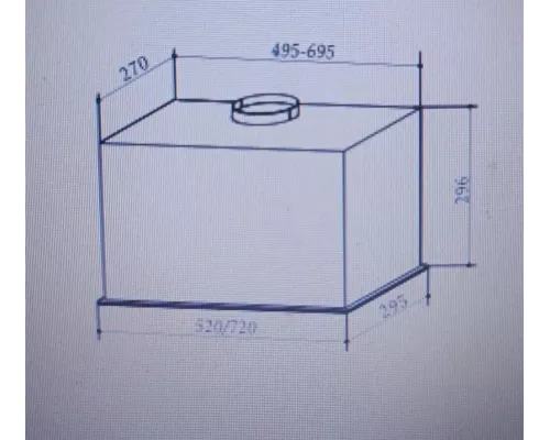 Вытяжка FALKEN H-6011-3 1100 WHITE GLASS