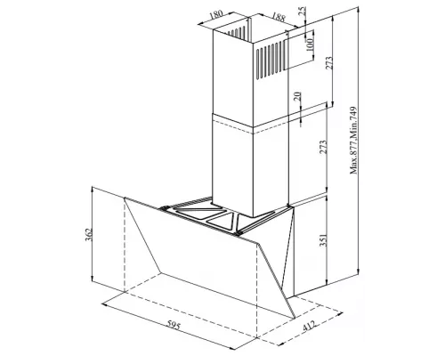 Вытяжка il Monte KH-DELUXE 6017 IV