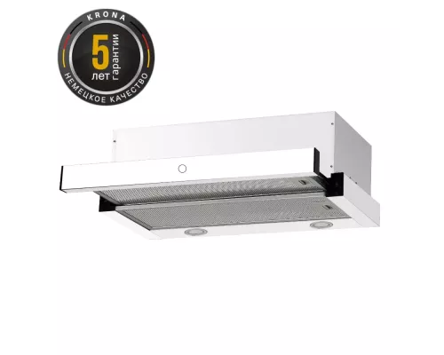 Вытяжка KRONA Kamilla Sensor 600 glass белый
