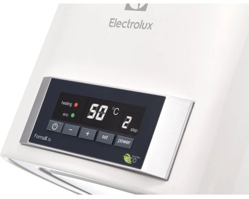 Водонагреватель накопительный Electrolux EWH 80 Formax DL, 2 кВт., электронное упр., горизонтальное/вертикальное размещение