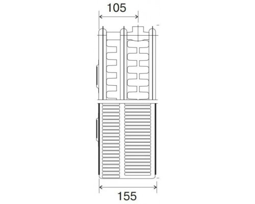 Радиатор стальной K-Profil 33/500/1600 боковое подключение, без кронштейнов