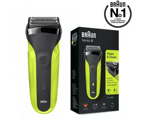 Бритва Braun 300s green