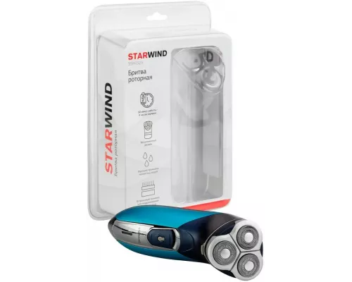 Бритва StarWind SSH 1525 голубой/черный