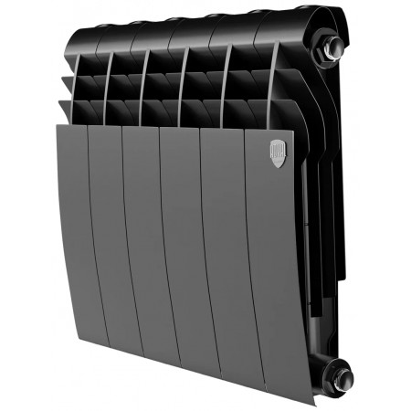 Радиатор биметаллический Royal Thermo BiLiner 350 /Noir Sable -10 секц. черный