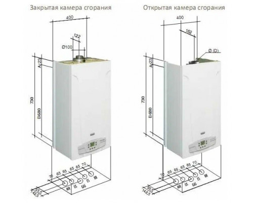 Газовый котел Baxi Есo-4s 24 АТМО