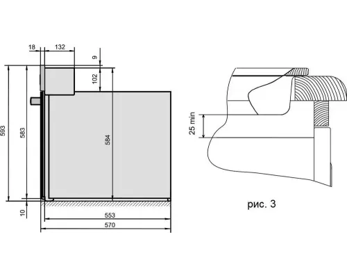 Духовой шкаф DARINA 0U5 BDE112 705 X
