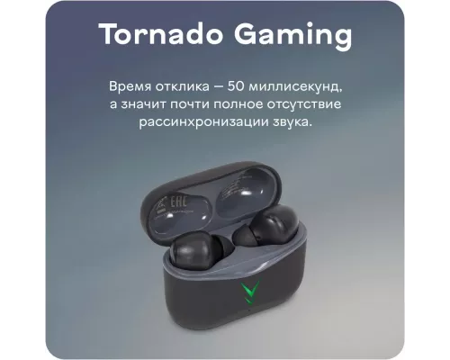 Беспроводные наушники Accesstyle Tornado Gaming Black