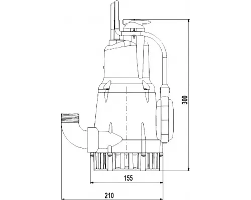 Дренажный насос Вихрь ДН-400 68/2/1