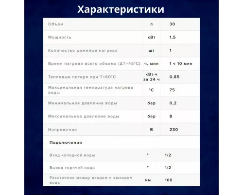 Электрический водонагреватель Ariston SuperLux NTS 30 V SLIM  (49577)