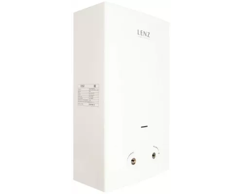 Газовая колонка Lenz Technic 10L WHITE
