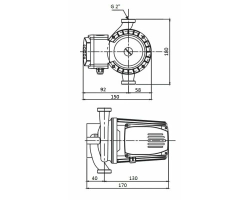 Насос циркуляционный Shinhoo BASIC S 32-8S 180