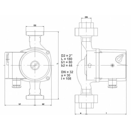 Насос циркуляционный IMP PUMPS GHN 32/40-180