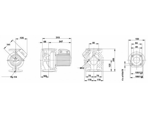 Насос циркуляционный GRUNDFOS UPS 40-60/2 F (1х230 В)