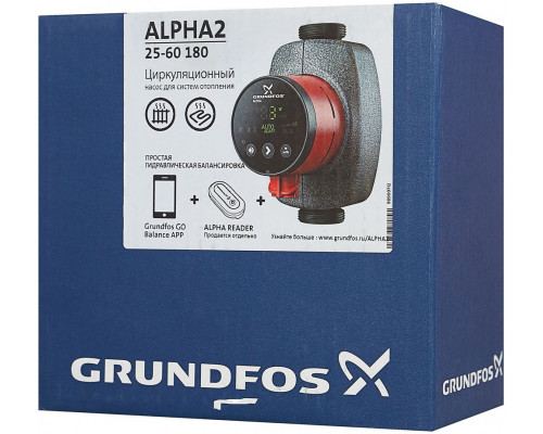 Насос циркуляционный GRUNDFOS ALPHA2 25-60 180 EU