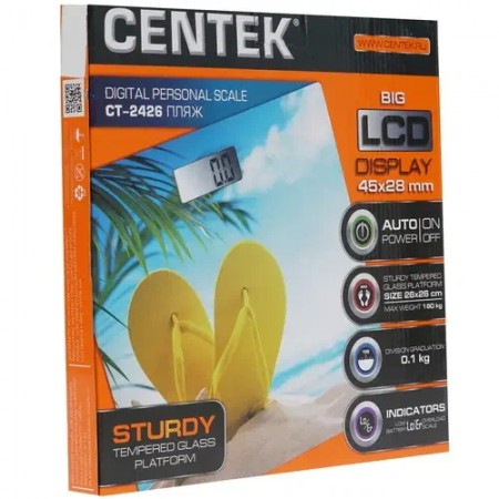 Весы напольные Centek CT-2426 Пляж