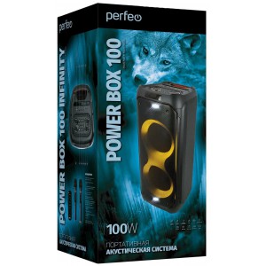 Колонка Perfeo ПАС Power Box 100 INFINITY