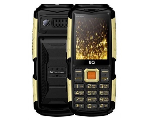 Телефон BQ Tank Power 2430 Black&gold