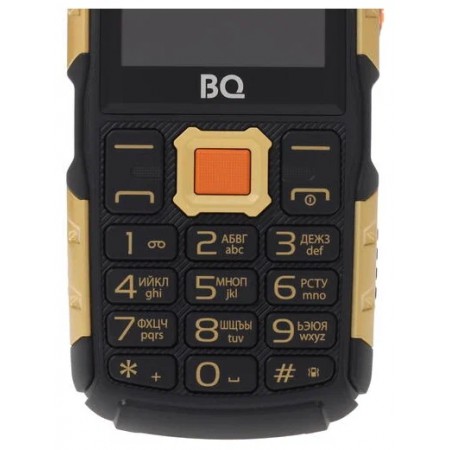 Телефон BQ Tank Power 2430 Black&gold