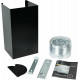 Вытяжка FALKEN H-6017-2 (1000) BLACK GLASS