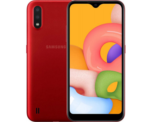 Смартфон Samsung Galaxy M01 3/32 ГБ RU красный