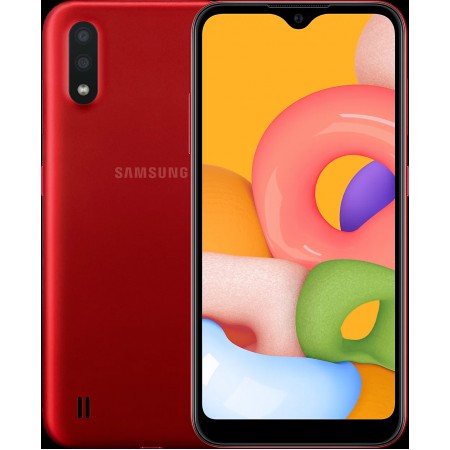 Смартфон Samsung Galaxy M01 3/32 ГБ RU красный