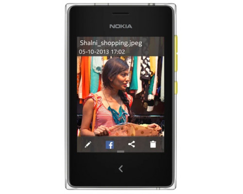 Смартфон Nokia Asha 502 Dual Синий