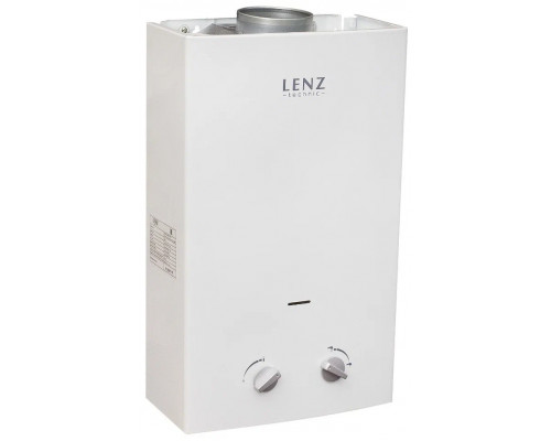 Газовая колонка LENZ TECHNIC 10L white