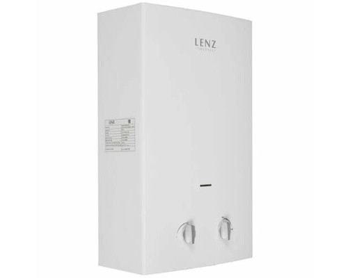 Газовая колонка LENZ TECHNIC 10L white