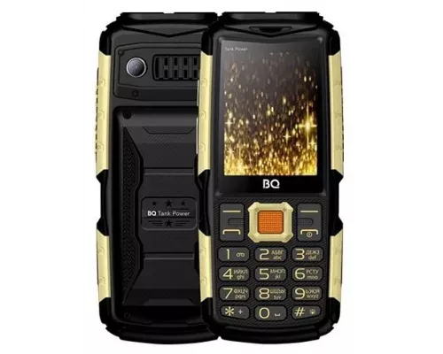 Мобильный телефон BQ Tank Power 2430 Black&gold