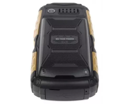 Мобильный телефон BQ Tank Power 2430 Black&gold