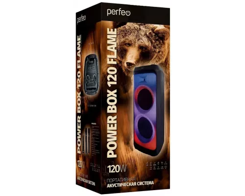 Портативная колонка Perfeo Power BOX 120 Flame PF_D0049