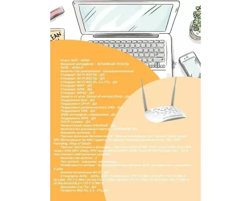 Роутер TP-Link SOHO TD-W8961N